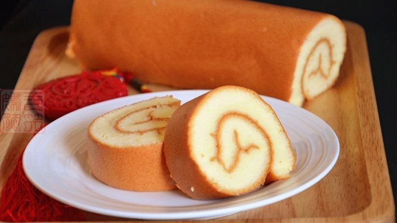 原味小四卷蛋糕