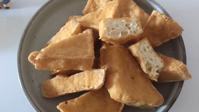 自制油豆腐,闻到豆香了吗?