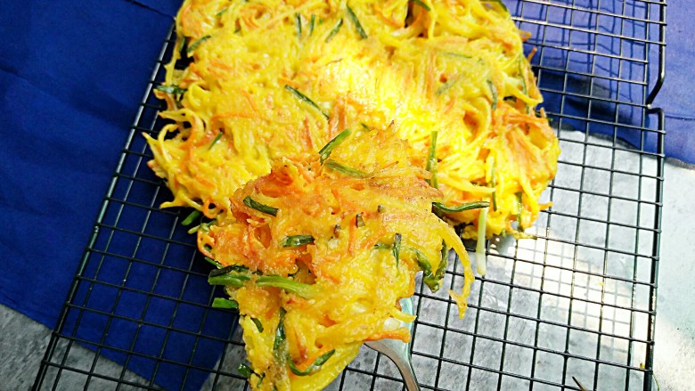 黄金田园菜饼,赶紧来一块吧!
