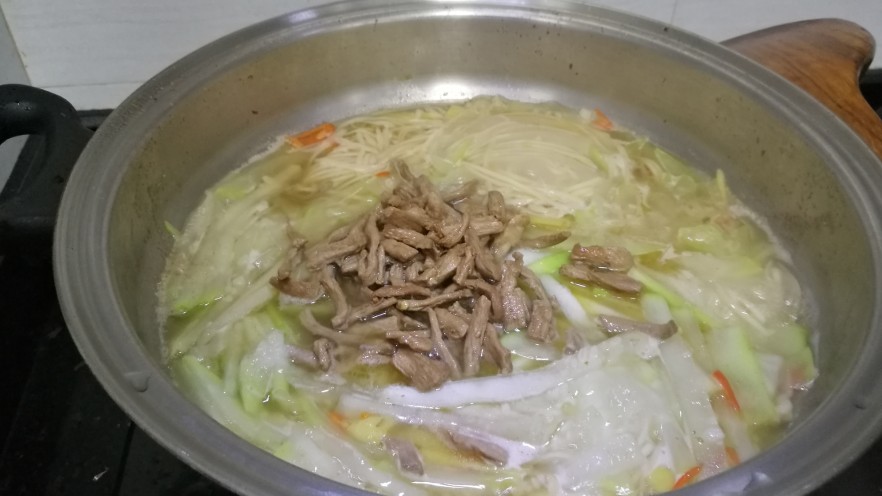 西葫芦肉丝面