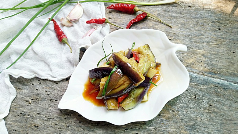 凉拌鱼香茄子,好香呀！