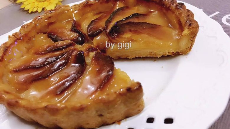 法式地道蘋果派Tarte aux Pommes,完成 爆好吃！