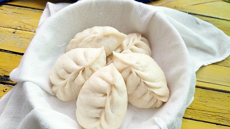 四季豆肉包子,很香噢!