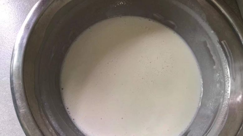 伯爵QQ麻薯芝士撻,制作麻薯:將麻薯材料全部混合均勻(黃油除外)