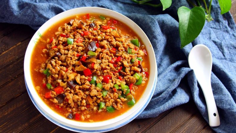 豆腐鸡蛋蒸肉末