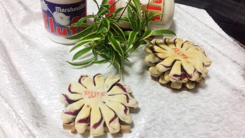 酥皮点心紫薯酥,成品图。!