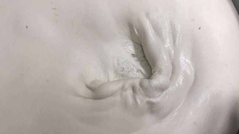坚果软欧面包#面团发酵之旅#,面种里面所有材料混合搅拌至8成筋度常温,发酵24小时