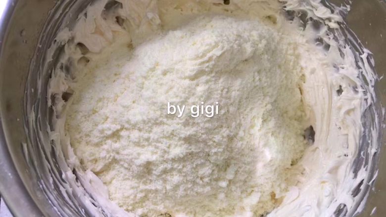 无面粉版全牛奶冰淇淋曲奇,加入奶粉