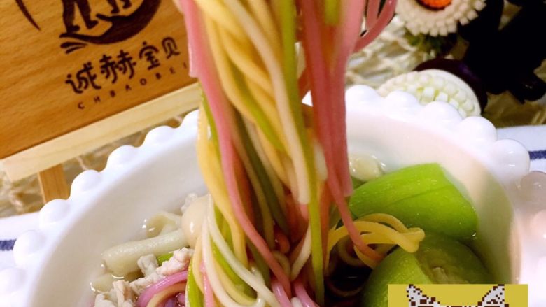 菌菇肉丝面,美美的