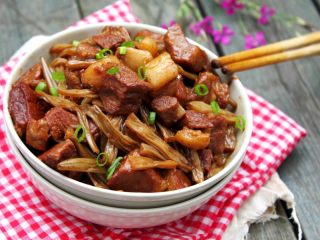 干豆角烧肉