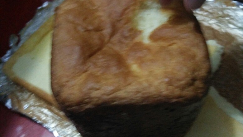 面包机做面包🍞(炒鸡简单的用料),哈哈哈,开吃了!