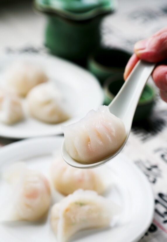 水晶虾饺,给你来一个,好不好?
