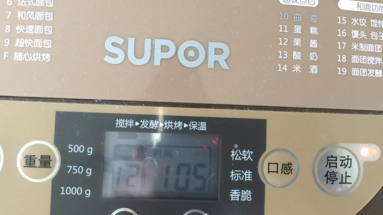 拌鸡架味拌里脊+猪肉松,我用的是苏泊尔的面包机,一次果酱功能下来是105分钟,完成一次果酱功能后再开启一次,一共做两次是因为这样肉松才会干燥哦,其他品牌也一样哦,第二次完成10分钟前加入白芝麻。