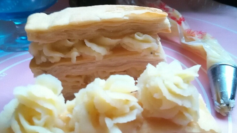 土豆泥千层酥,三层千层酥,二层土豆泥