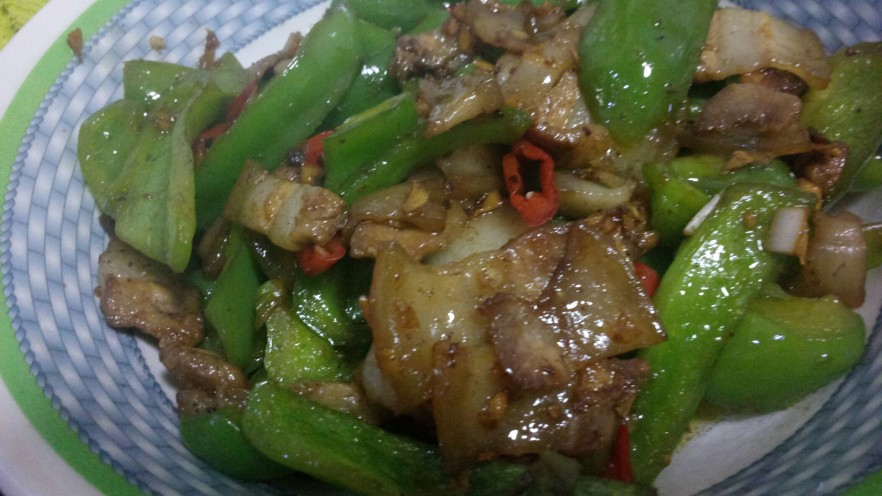 青椒炒肉