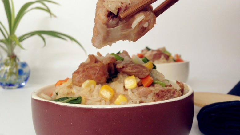 面包机版排骨糯米饭