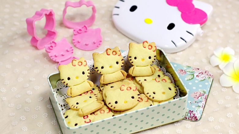 hellokitty饼干,此饼干是不是很可爱呢?!