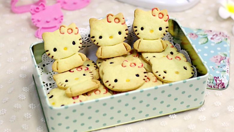hellokitty饼干,吃不完的一定密封保存,防止受潮。