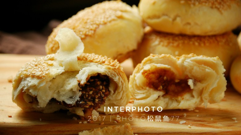 红糖烧饼,香酥可口的红糖饼出炉啦!