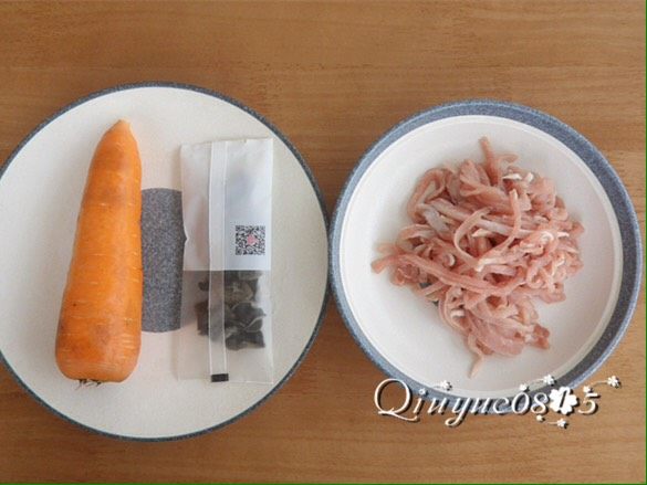 鱼香肉丝,准备食材
