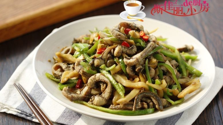 青椒榨菜炒鳝丝