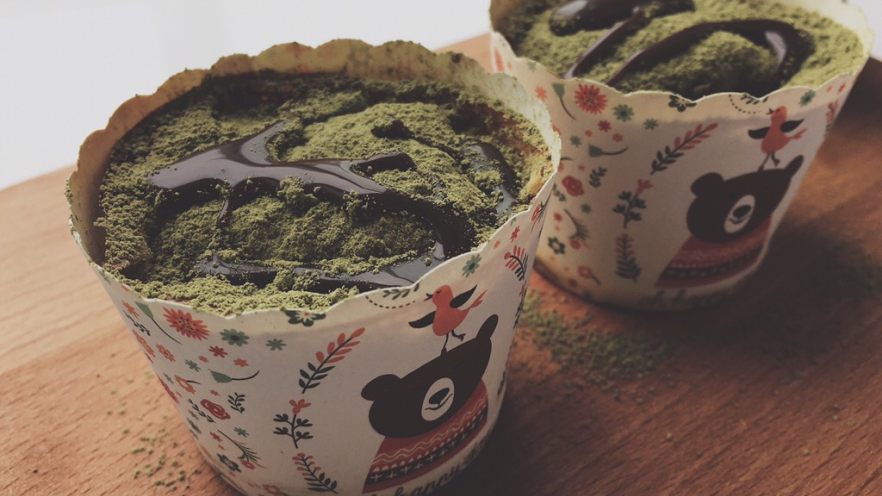 抹茶杯子蛋糕