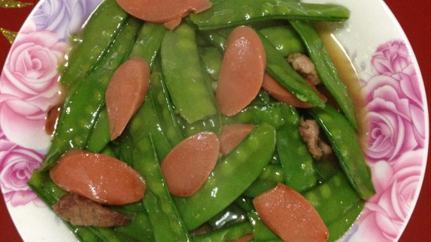 荷兰豆火腿