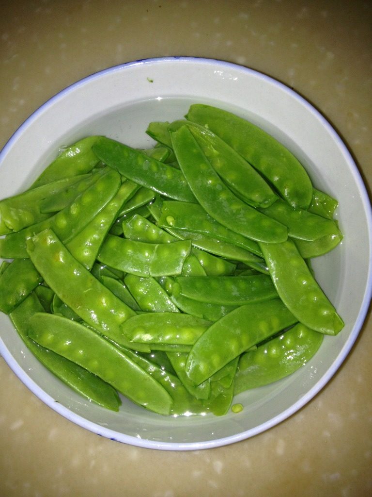 荷兰豆火腿,如图