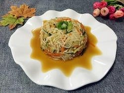 凉拌金针菇,10.成品图