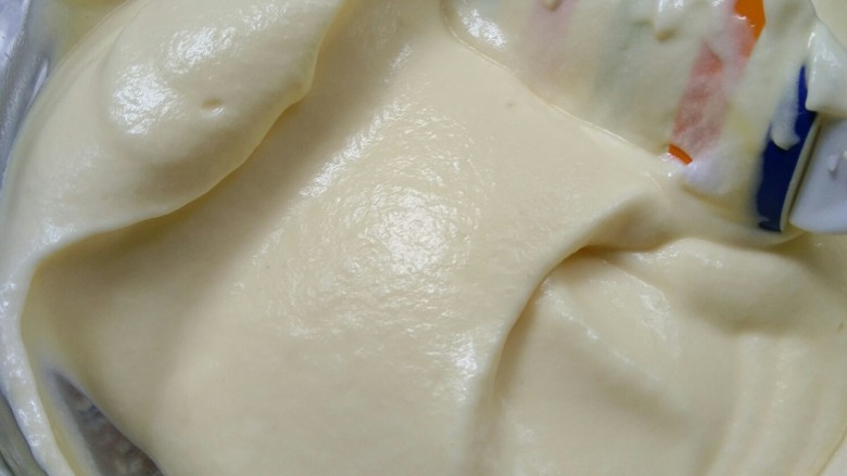 酸奶蛋糕,混合均匀后的面糊状态