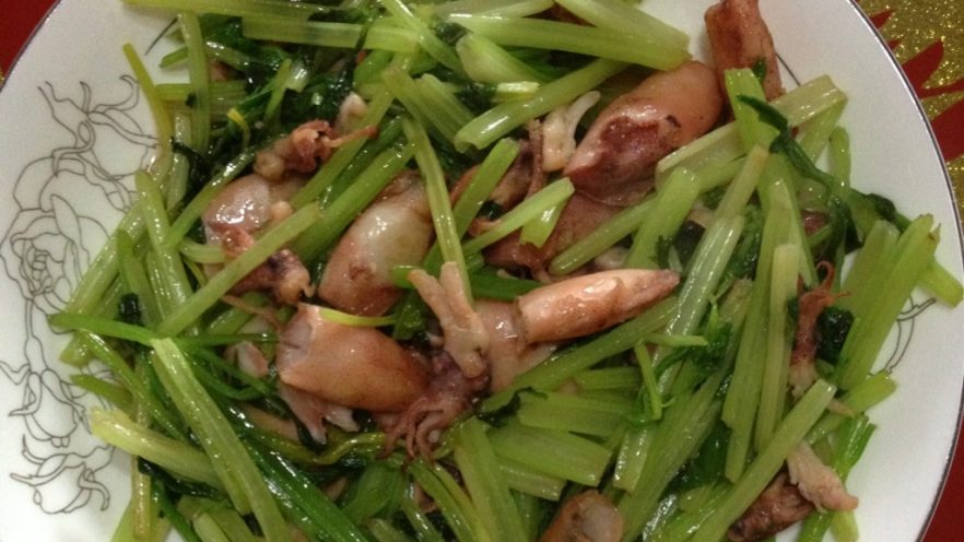 芹菜小乌贼