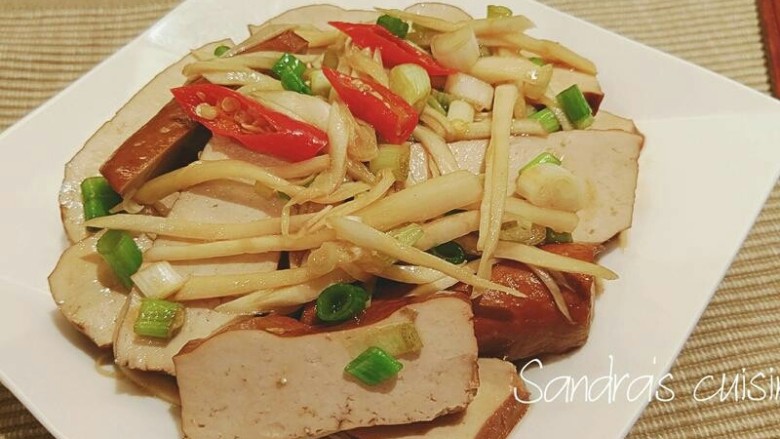 凉拌豆干