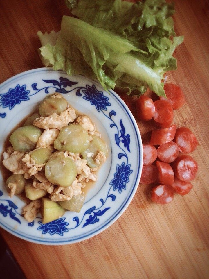 丝瓜虾皮炒蛋,简单,不失营养