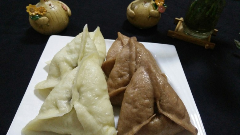 果仁三角包,成品图,美美的样子。