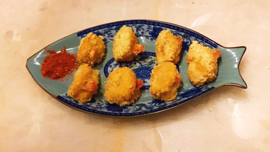 黄金凤尾虾球