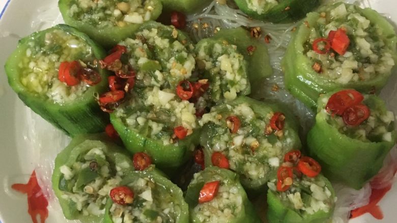 粉丝蒸蒜蓉丝瓜