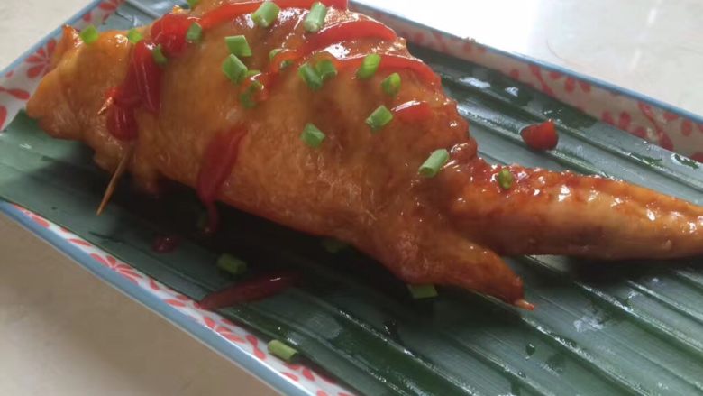 鸡翅包饭,成品!还可以加喜欢的酱