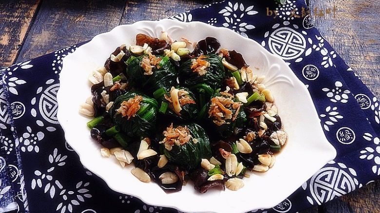 四宝菠菜圆子