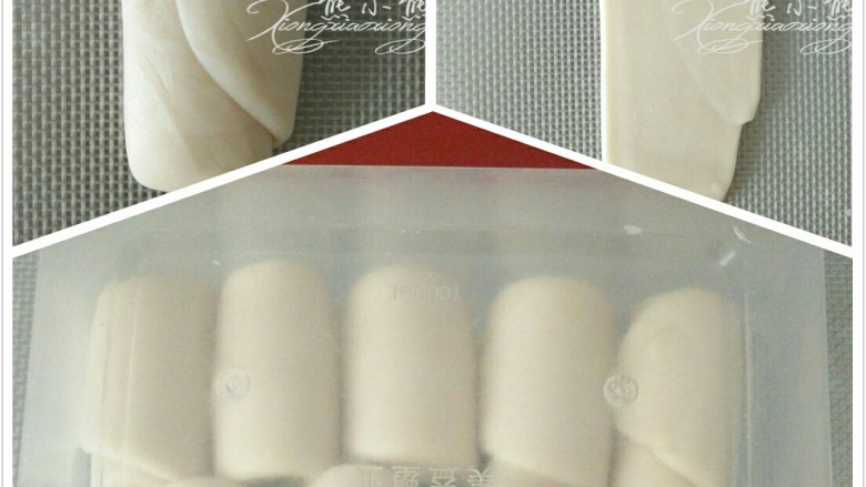 蛋黄酥--经典好配方, 卷完第一次后开始第二次擀卷,注意保湿。
