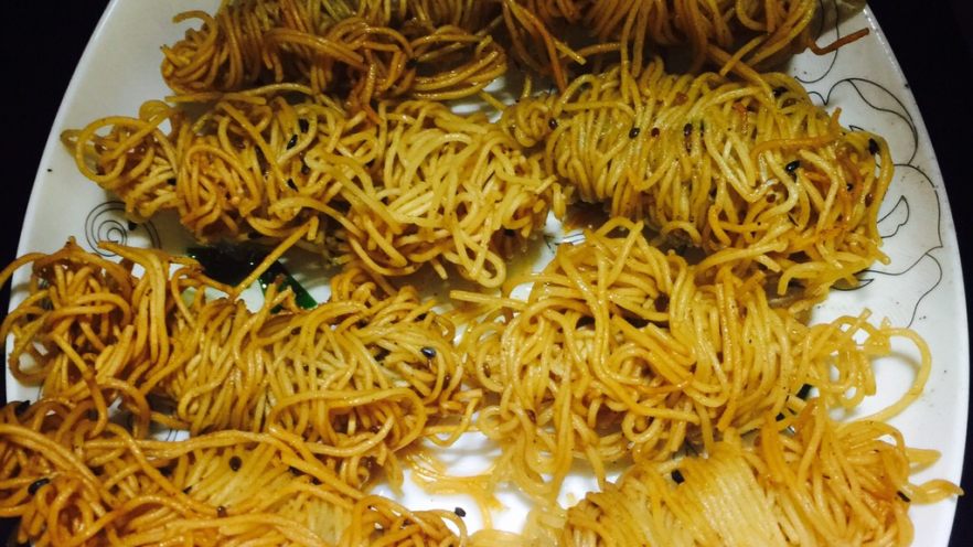 油炸面条
