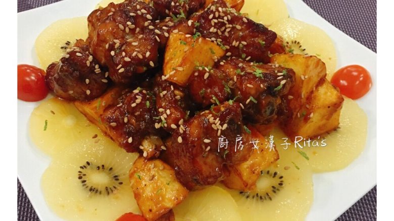 檸汁小排燒土豆,请开动喔~