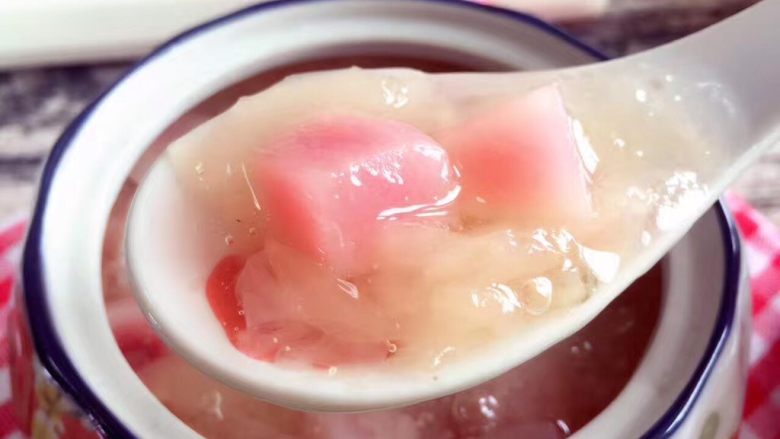 宝宝辅食❥香桃银耳羹