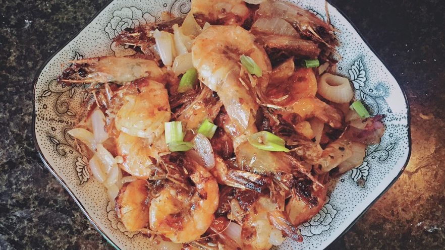 椒麻大虾