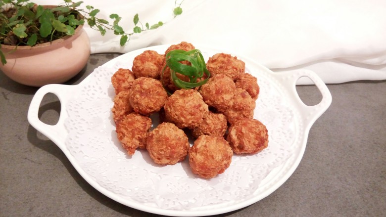 豆腐肉丸子,不错,可以试试!