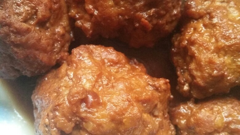 红烧肉丸子