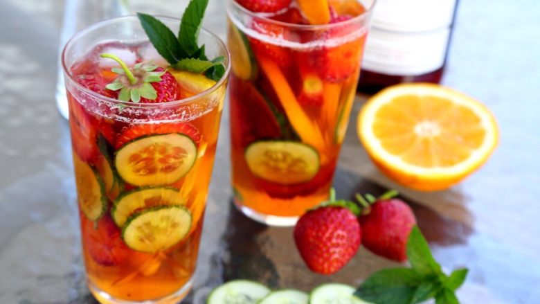英式水果鸡尾酒Pimm's,诱惑!