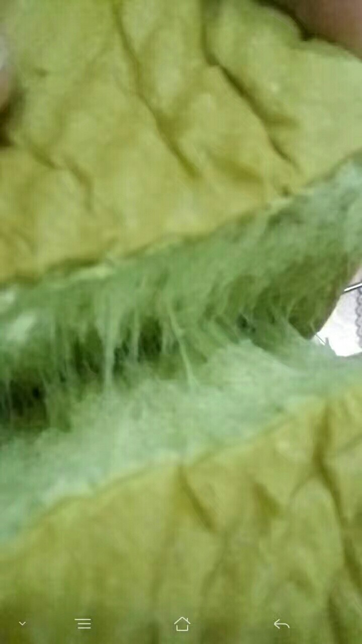 金砖土司,这个是抹茶味的,看看拉丝效果😁
