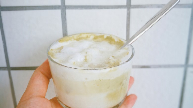 超快手抹茶牛奶冰沙