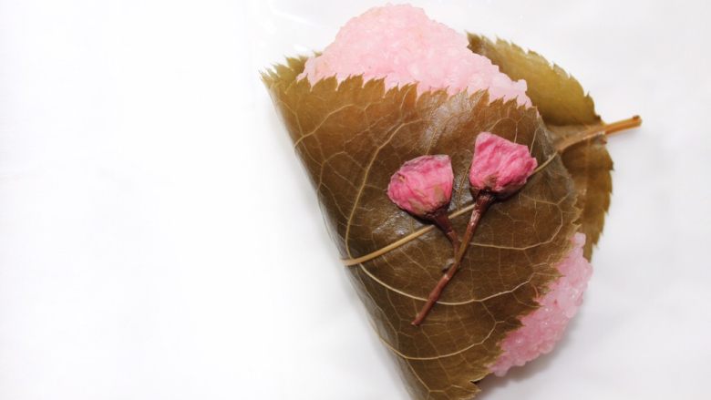 道明寺樱饼,剩下的就是美美摆拍美美吃啦!