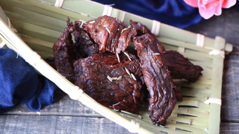 #食二星座#柠香牛肉干,干干的,牙口要好哦